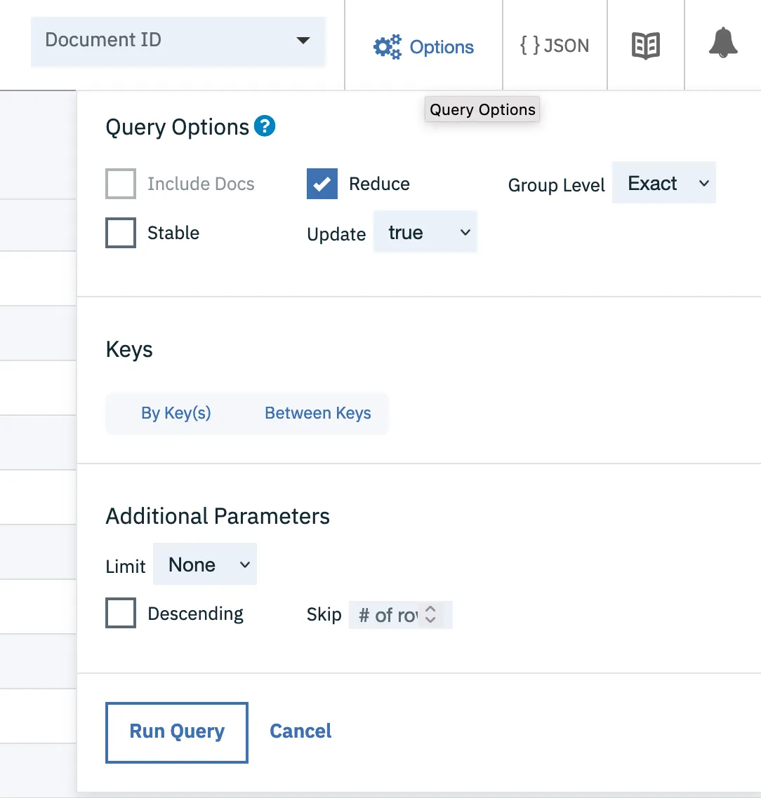 MapReduce view